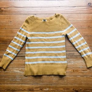 Kenar Gold/Mustard Striped Sweater